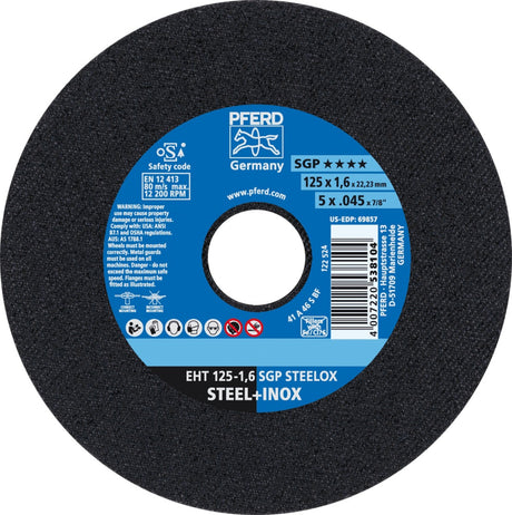 PFERD TOOLS Trennscheibe SGP STEELOX 115 x 0,8 mm für Stahl und Edelstahl