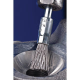 PFERD TOOLS Pinselbürste PBU Ø10 mm Stahldraht 0,35 mm für Bohrmaschine & Geradschleifer