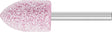PFERD Schleifstift STEEL EDGE D20xH32mm 6mm Edelkorund AR 30 SP – 10 Stück