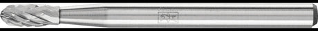 PFERD Kleinfrässtift Form O TRE 3 mm Hartmetall Verzahnung 3 PLUS