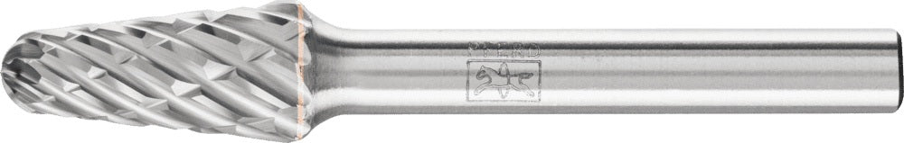 PFERD Frässtift KEL 10 mm Kopf-Ø 20 mm Schaft-Ø 6 mm Hartmetall Verzahnung 3 PLUS
