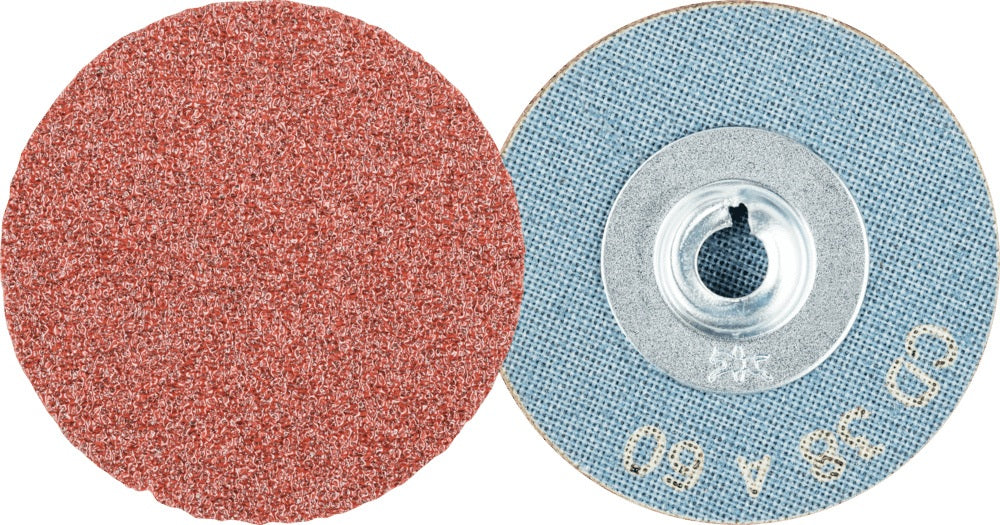 PFERD COMBIDISC Schleifscheibe Ø38 mm K60 – 100 Stk. für Schnellwechselsysteme