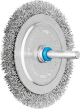 PFERD Rundbürste RBU 2004/6 INOX Ø 30 mm, Drahtstärke 0,2 mm, Schaft-Ø 6 mm – Edelstahlbürste für Reinigung und Entrostung
