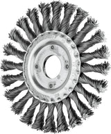 PFERD TOOLS Rundbürste RBG Ø115 mm gezopft, Drahtstärke 0,5 mm, 12 mm Besatzbreite