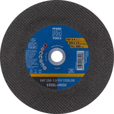 PFERD Trennscheibe PSF STEELOX D125 x 1,6 mm INOX für Edelstahl und Stahl