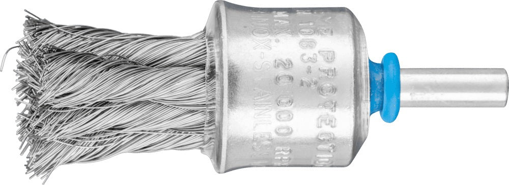 PFERD Pinselbürste PBG INOX Ø19 mm Edelstahl-Drahtbürste für Bohrmaschine