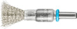 PFERD Pinselbürste PBU INOX Ø10 mm Edelstahldraht 0,15 mm für Bohrmaschine