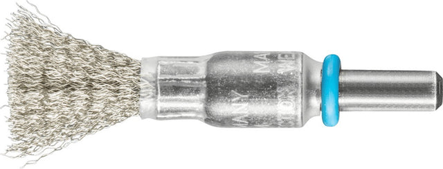 PFERD Pinselbürste PBU INOX Ø10 mm Edelstahldraht 0,15 mm für Bohrmaschine