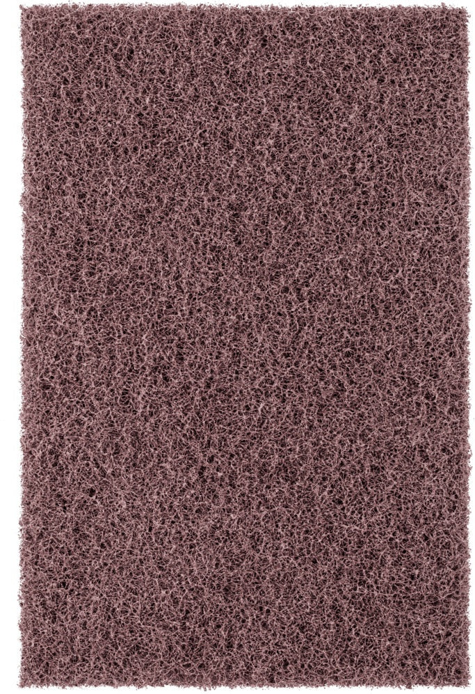 PFERD POLINOX Handpad 224x154 mm Körnung 80 rotbraun – Für Feinstschliff und Reinigung