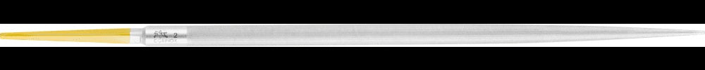 PFERD CORINOX Präzisionsfeile 200 mm, rund, 8 mm, SH2 – für Edelstahl und GFK/CFK