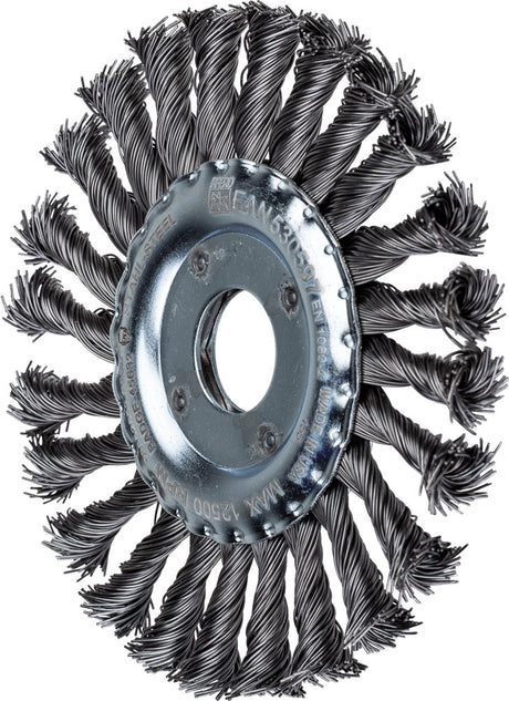 PFERD TOOLS Rundbürste RBG Ø115mm Stahldraht 0,5mm für Winkelschleifer – 12500 min-¹
