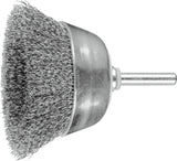 PFERD Topfbürste TBU Ø 50 mm Stahldraht 0,3 mm Schaft 6 mm für Bohrmaschine