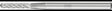 PFERD TOOLS Kleinfrässtift Form WRC Ø2 mm Kopf-L.10 mm Schaft-Ø3 mm Hartmetall Verzahnung 3 PLUS