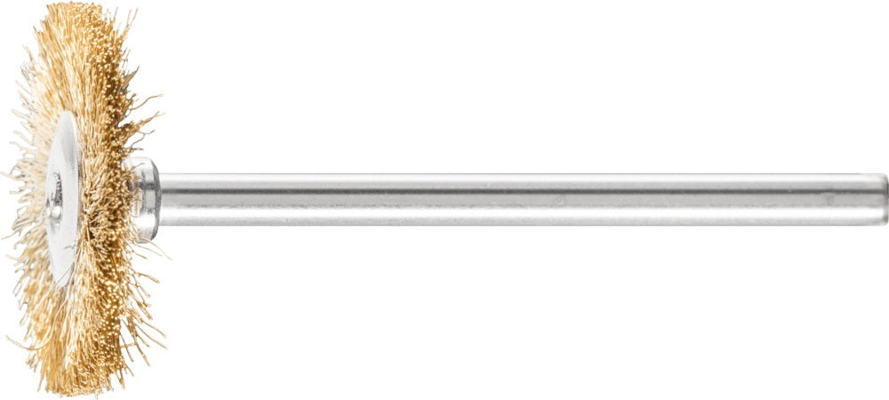 PFERD TOOLS Minirundbürste RBU 1602/3 ST 0,10 – Stahlbürste 16 mm