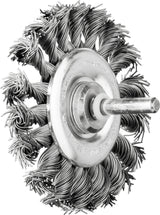PFERD Rundbürste RBG Ø 76 mm Stahldraht 0,5 mm Schaft 6 mm für Bohrmaschine & Geradschleifer