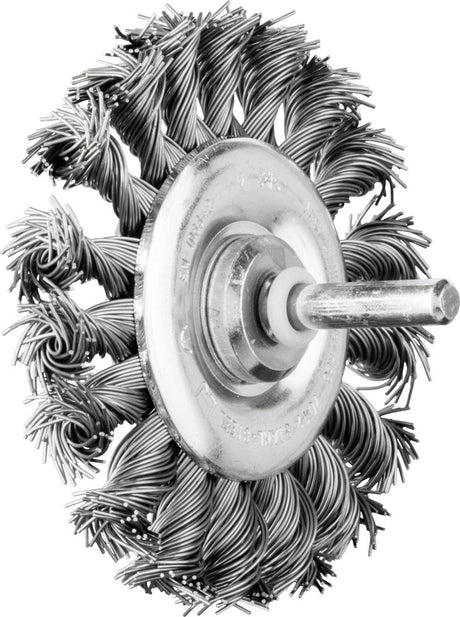 PFERD Rundbürste RBG Ø 76 mm Stahldraht 0,5 mm Schaft 6 mm für Bohrmaschine & Geradschleifer