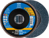 PFERD Fächerscheibe X-LOCK PSF Z STEELOX Ø125 mm K40 konisch für Stahl & INOX – 10 Stück