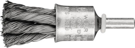 PFERD Pinselbürste PBG ST 19 mm Schaft 6 mm Stahldraht 0,25 mm für Bohrmaschine