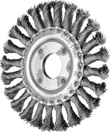 PFERD TOOLS Rundbürste RBG Ø115 mm gezopft, Drahtstärke 0,5 mm, 12 mm Besatzbreite