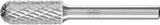PFERD Frässtift WRC 4 mm Hartmetall Schaft-Ø 6 mm Verzahnung 3 PLUS