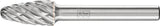 PFERD Frässtift RBF Hartmetall 6 mm Kopf-Ø 18 mm Schaft-Ø 6 mm Verzahnung 3 PLUS