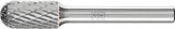 PFERD Frässtift WRC 4 mm Hartmetall Schaft-Ø 6 mm Verzahnung 3 PLUS