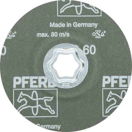 PFERD COMBICLICK Fiberscheibe CO Ø125 mm K36 Keramikkorn für Stahl, Guss, Aluminium
