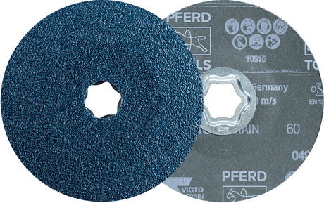 PFERD TOOLS Fiberscheibe Combiclick VICTOGRAIN Ø125 mm K36 – 25 Stück