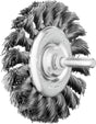 PFERD TOOLS Rundbürste RBG 7012/6 ST 0,35 – Gezopfte Drahtbürste Ø 76 mm für Schweißnahtbearbeitung