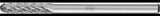 PFERD TOOLS Kleinfrässtift Form WRC Ø2 mm Kopf-L.10 mm Schaft-Ø3 mm Hartmetall Verzahnung 3 PLUS
