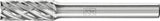 PFERD Hartmetall-Frässtift ZYAS Ø4 mm Kopflänge 13 mm Schaft-Ø 6 mm Verzahnung 3 PLUS