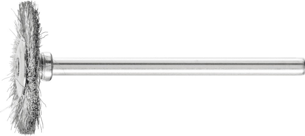 PFERD TOOLS Minirundbürste RBU 1602/3 ST 0,10 – Stahlbürste 16 mm