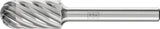 PFERD Frässtift WRC 4 mm Hartmetall Schaft-Ø 6 mm Verzahnung 3 PLUS