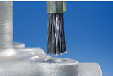 PFERD Pinselbürste PBU INOX Ø10 mm Edelstahldraht 0,15 mm für Bohrmaschine