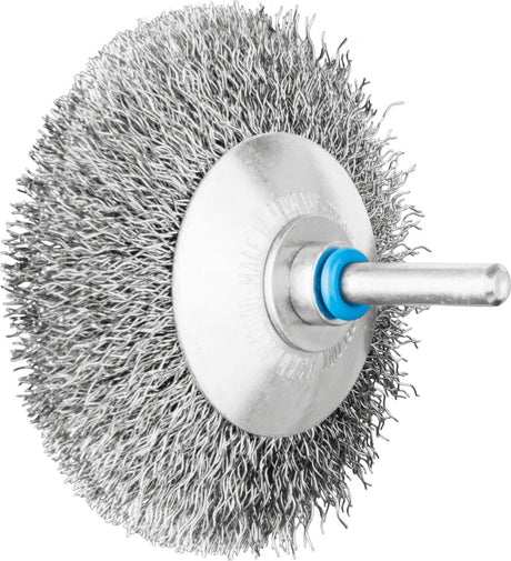 PFERD Kegelbürste KBU INOX Ø 70 mm, Edelstahldraht, 6 mm Schaft, 15000 min-¹