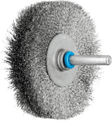 PFERD Rundbürste RBU 2004/6 INOX Ø 30 mm, Drahtstärke 0,2 mm, Schaft-Ø 6 mm – Edelstahlbürste für Reinigung und Entrostung