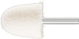Filzpolierstift Zylinder 10x15 mm Schaft 6 mm von PFERD – mittlere Härte für exakte Formen