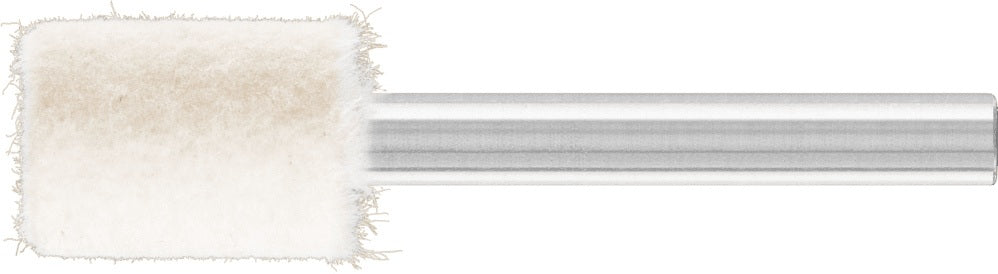 PFERD TOOLS Filzpolierstift ZYA 15x20 mm, 6 mm Schaft, mittel – für exaktes Polieren