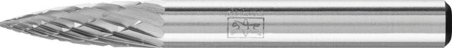 PFERD Frässtift SPG 6 mm Hartmetall Verzahnung 3 PLUS für Zerspanung