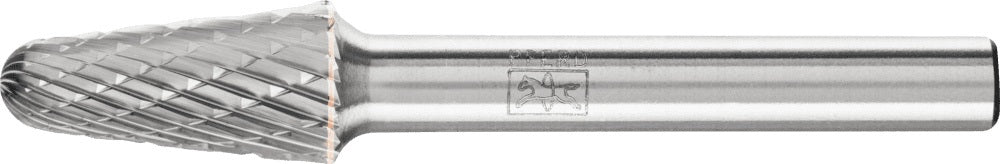 PFERD Frässtift KEL 10 mm Kopf-Ø 20 mm Schaft-Ø 6 mm Hartmetall Verzahnung 3 PLUS