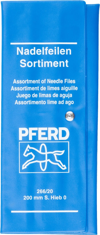 PFERD Nadelfeilensatz 12-teilig Länge 160 mm Hieb SH1 DH2 in Kunststofftasche