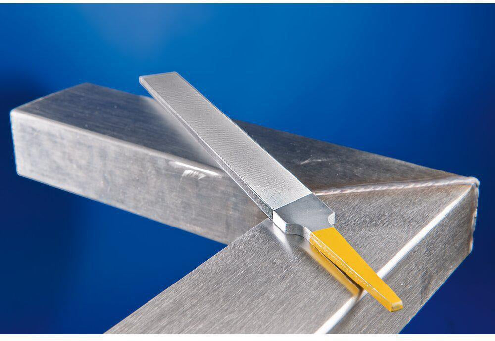 PFERD CORINOX Präzisionsfeile 200 mm, rund, 8 mm, SH2 – für Edelstahl und GFK/CFK