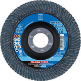 PFERD POLIFAN Z SGP CURVE STEELOX Fächerscheibe Ø125 mm Körnung 40 für INOX und Stahl