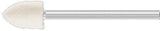 Filzpolierstift Zylinder 10x15 mm Schaft 6 mm von PFERD – mittlere Härte für exakte Formen