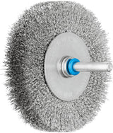 PFERD Rundbürste RBU 2004/6 INOX Ø 30 mm, Drahtstärke 0,2 mm, Schaft-Ø 6 mm – Edelstahlbürste für Reinigung und Entrostung