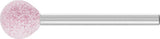 PFERD Schleifstift STEEL EDGE D8xH8mm 3mm Edelkorund AR 80 KU – 10 Stück