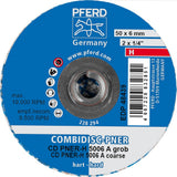 PFERD COMBIDISC Vliesronde CD PNER-W 5006 A G 50 mm – Feinschliff für Edelstahl & Aluminium