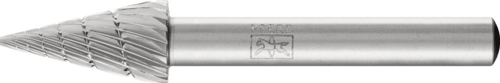 PFERD Frässtift SKM HSS Verzahnung 3, 6 mm Schaft, Kopflänge 18 mm, Form G