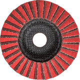 PFERD Fächerschleifscheibe Ø125 mm K120/240 CO-COOL Keramikkorn – 5 Stück