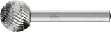 PFERD Frässtift KUD HSS 4 mm Kopf-Ø 3 mm Kopflänge Schaft-Ø 6 mm Verzahnung 3